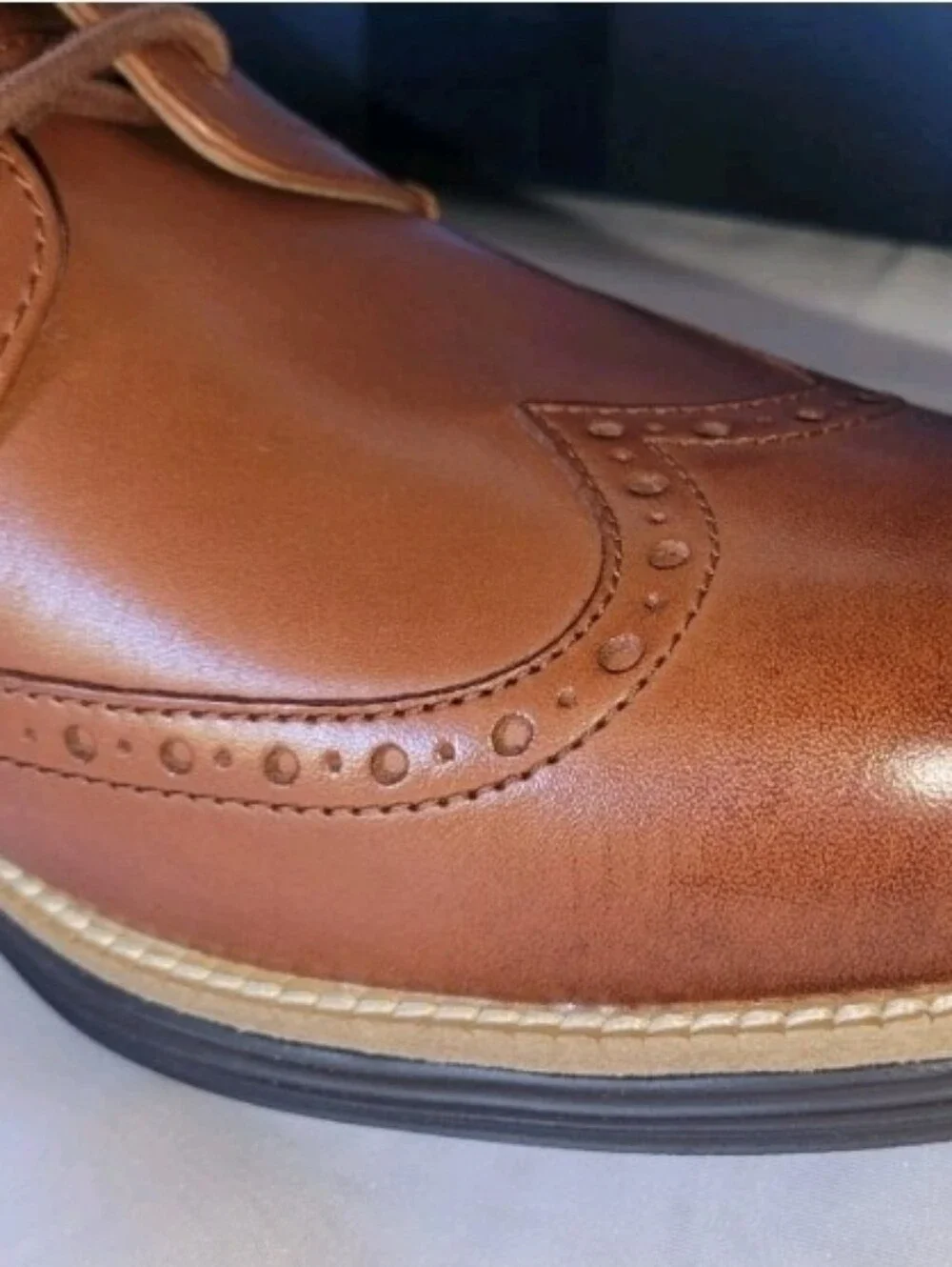 Cole Haan Original Grand Tour Wing Oxford - Woodbury Java, Size 10 Men's